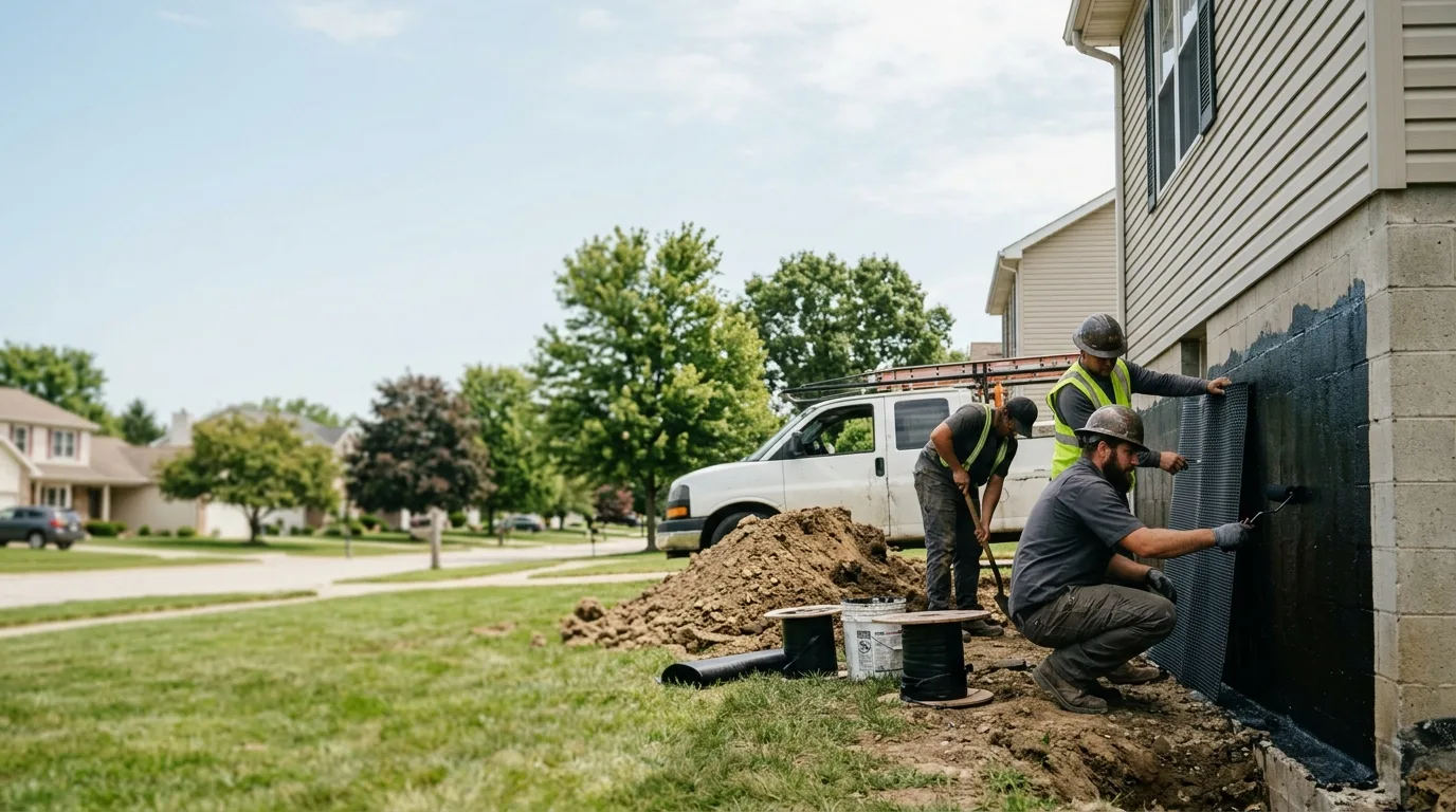 Basement Waterproofing in New Burnside, IL near me